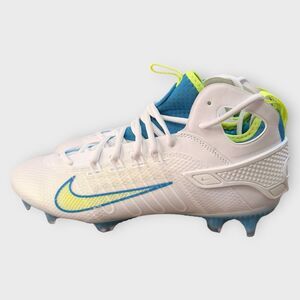 Nike Huarache 9 Elite Mid LAX SE Lacrosse Cleats FV6149-100 Mens size 10 New